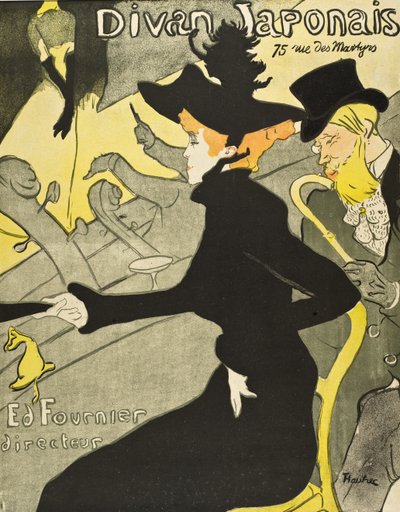 Divan Japonais von Henri de Toulouse-Lautrec