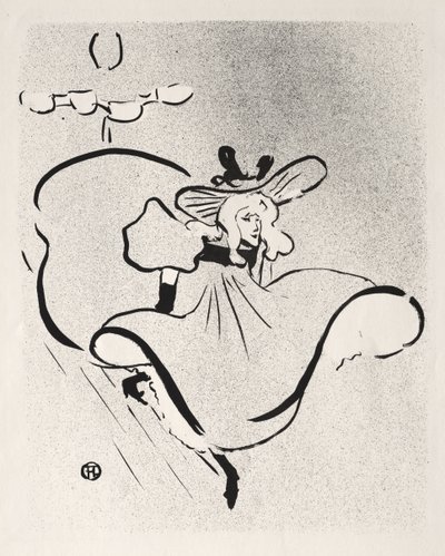 Jane Avril von Henri de Toulouse-Lautrec