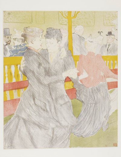 Der Tanz im Moulin Rouge von Henri de Toulouse-Lautrec