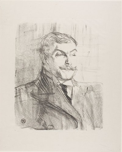 Lucien Guitry, aus Treize Lithographies von Henri de Toulouse-Lautrec