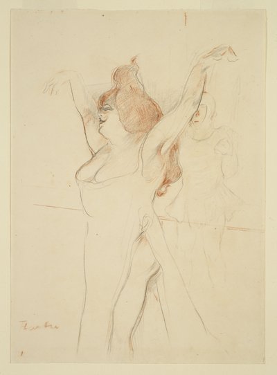 Mademoiselle Cocyle als Helena von Troja in La Belle Helene von Henri de Toulouse Lautrec