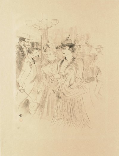 Promenade von Henri de Toulouse-Lautrec