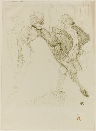 Réjane und Galipaux, in Madame Sans-Gêne von Henri de Toulouse-Lautrec