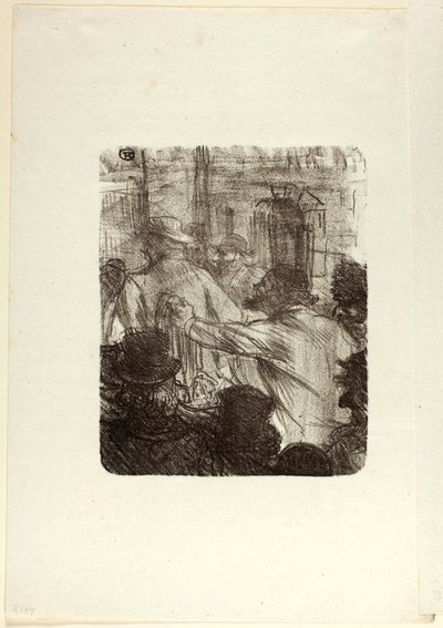 Textilmarkt, Krakau, aus Au Pied du Sinaï von Henri de Toulouse-Lautrec