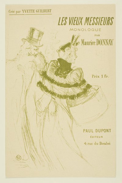 Die alten Herren von Henri de Toulouse-Lautrec