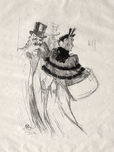 Die alten Herren von Henri de Toulouse-Lautrec