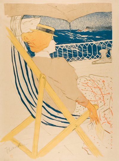 Der Passagier in Kabine 54—Kreuzfahrt von Henri de Toulouse-Lautrec
