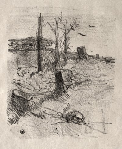 Ein Friedhof in Galizien von Henri de Toulouse-Lautrec