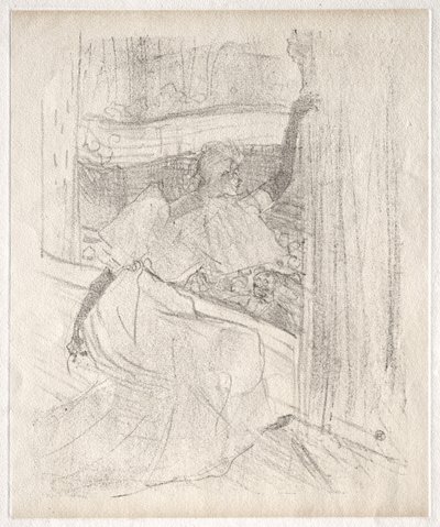 Yvette Guilbert: Saluant le public von Henri de Toulouse-Lautrec