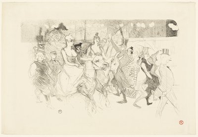 Ein Galaabend im Moulin Rouge von Henri de Toulouse Lautrec