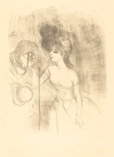 Anna Held und Baldy (Anna Held et Baldy) von Henri de Toulouse Lautrec