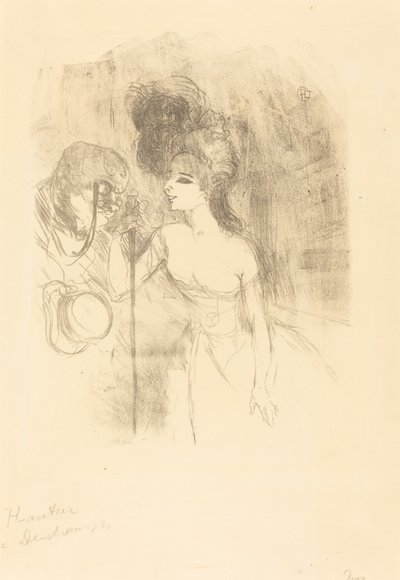 Anna Held und Baldy von Henri de Toulouse Lautrec