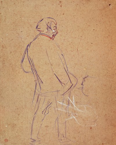 Aristide Bruant singt in seinem Kabarett von Henri de Toulouse Lautrec