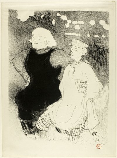 Im Moulin Rouge: die französisch-russische Allianz von Henri de Toulouse Lautrec