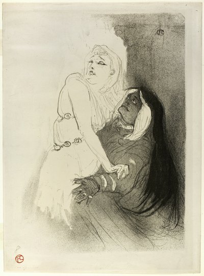 In der Renaissance: Sarah Bernhardt in Phèdre von Henri de Toulouse Lautrec