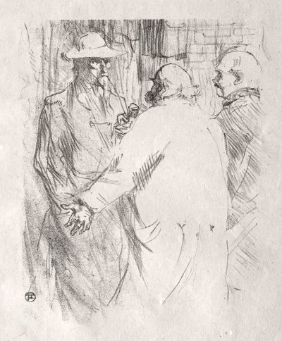 Am Fuße des Sinai: Clemenceau in Busk von Henri de Toulouse Lautrec
