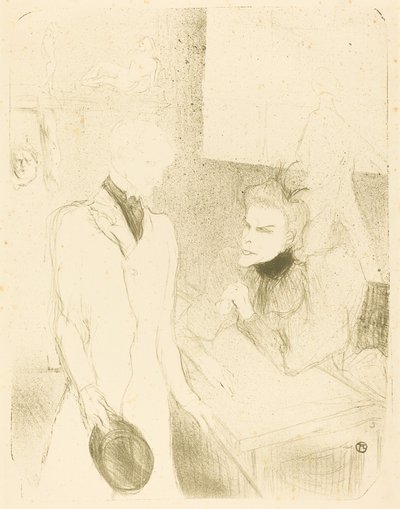 Brandes und Le Bargy in "Cabotins" von Henri de Toulouse Lautrec