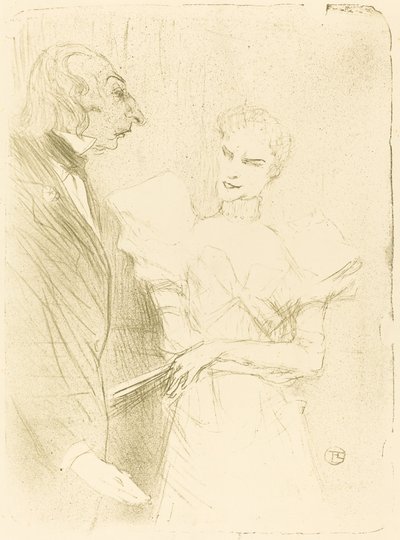 Brandes und Leloir in Cabotins von Henri de Toulouse Lautrec