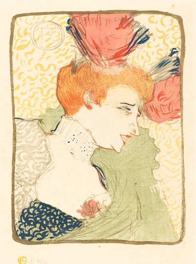 Büste von Mlle. Marcelle Lender, 1895 von Henri de Toulouse Lautrec