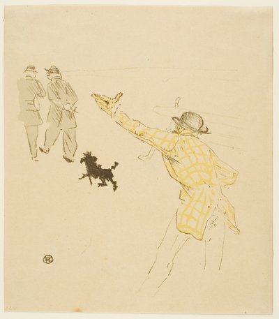 Umschlag für Le Fardeau de la Liberté von Henri de Toulouse Lautrec