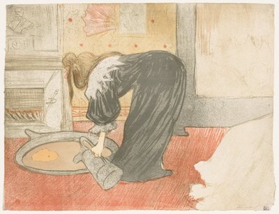 Elles: Frau in der Wanne, 1896 von Henri de Toulouse Lautrec
