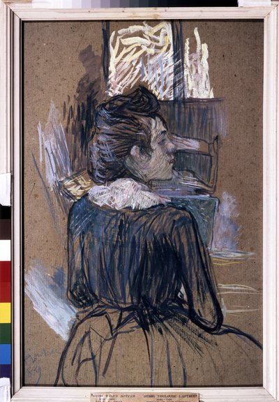 Frau am Fenster von Henri de Toulouse Lautrec
