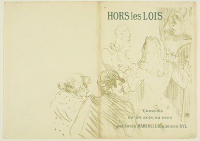 Hommage an Molière von Henri de Toulouse Lautrec