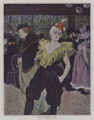Die Clownesse Cha-U-Kao im Moulin Rouge von Henri de Toulouse Lautrec