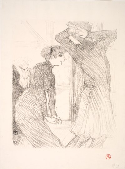 Lugné Poë und Berthe Bady in "Au-dessus des Forces Humaines" von Henri de Toulouse Lautrec