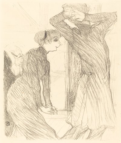 Lugne Poe und Baldy in Au-dessus des forces humaines Lugne Poe et Baldy dans..., 1894 von Henri de Toulouse Lautrec