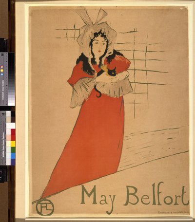 May Belfort, 1895 von Henri de Toulouse Lautrec