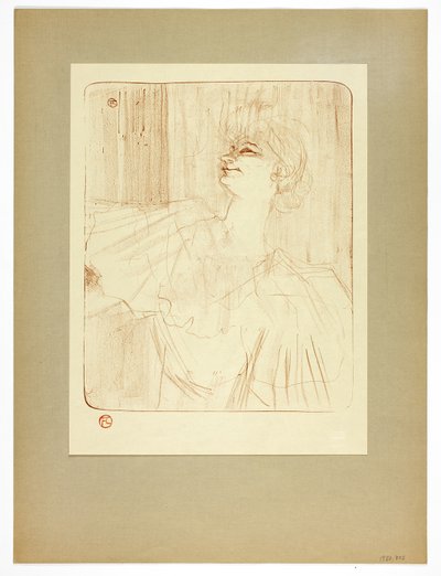 À Menilmontant von Bruant, Platte vier aus Yvette Guilbert von Henri de Toulouse Lautrec