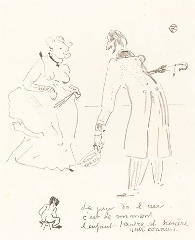 Neujahrsgruß von Henri de Toulouse Lautrec