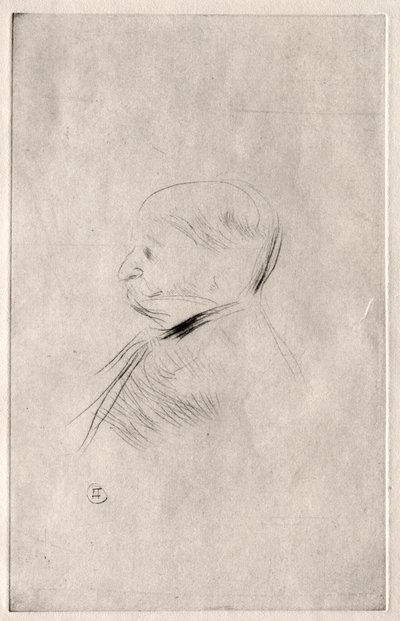 Porträt von M. X. von Henri de Toulouse Lautrec
