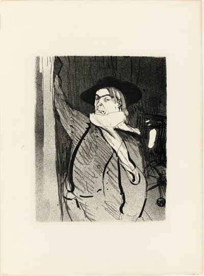 Porträt von Aristide Bruant, aus Le Café-Concert von Henri de Toulouse Lautrec