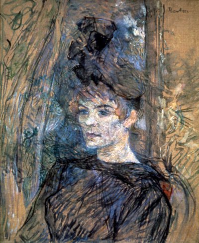 Porträt von Suzanne Valadon, 1885 von Henri de Toulouse Lautrec