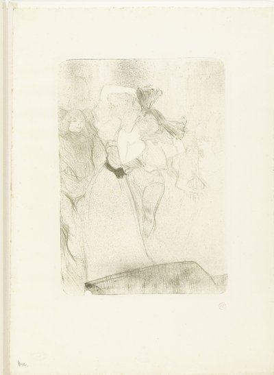 Porträt der Sängerin Marcelle Lender beim Boléro-Tanz in der Oper Chilpéric von Henri de Toulouse Lautrec