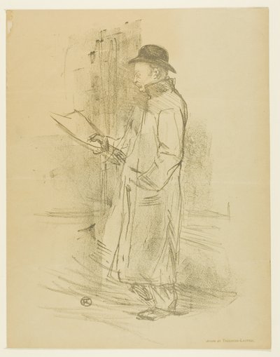 Programm für das Gémier-Benefiz von Henri de Toulouse Lautrec