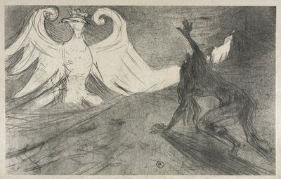 Projekt für Frontispiz zu: Am Fuße des Sinai, 1898 von Henri de Toulouse Lautrec