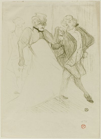 Réjane und Galipaux, in Madame Sans-Gêne von Henri de Toulouse Lautrec