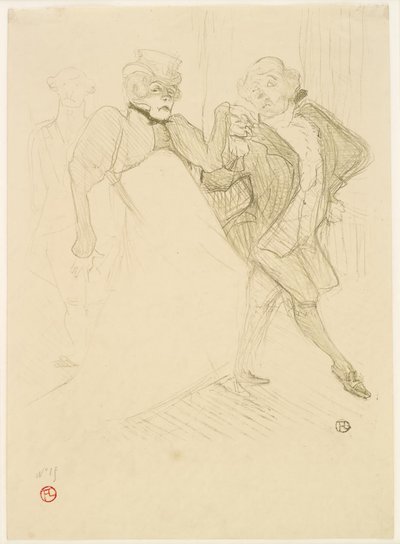 Réjane und Galipaux in Madame Sans-Gêne von Henri de Toulouse Lautrec