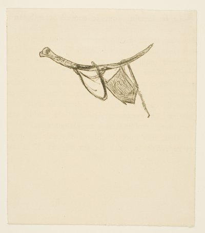 Schlussstück aus Au Pied du Sinaï von Henri de Toulouse Lautrec