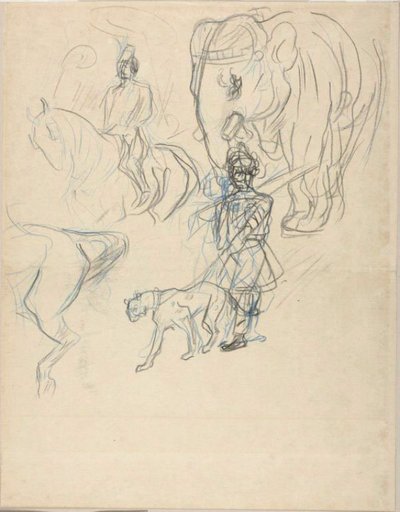 Der Zug des Rajah von Henri de Toulouse Lautrec