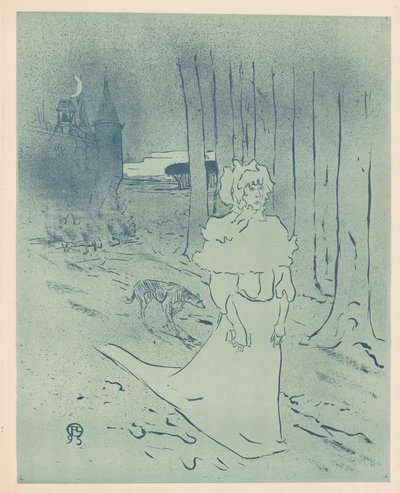 Die Herrin des Herrenhauses oder das Omen La chatelaine ou le tocsin, 1895 von Henri de Toulouse Lautrec