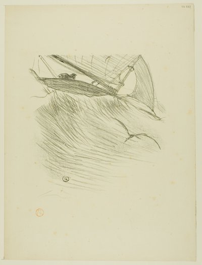 Die Seeschwalben, aus Mélodies de Désiré Dihau von Henri de Toulouse Lautrec