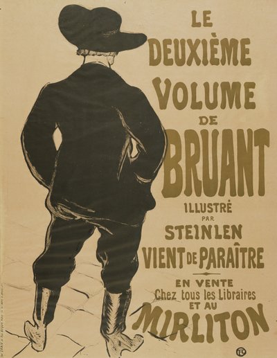 Der zweite Band von Bruant, 1893 von Henri de Toulouse Lautrec