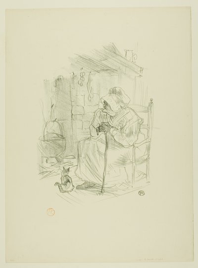 Das Geheimnis, aus Mélodies de Désiré Dihau von Henri de Toulouse Lautrec