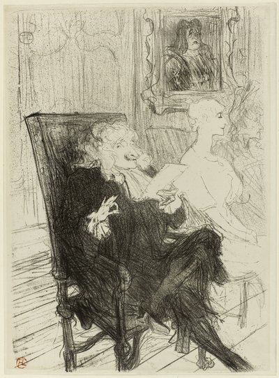 Truffier und Moreno, in Les Femmes Savantes von Henri de Toulouse Lautrec