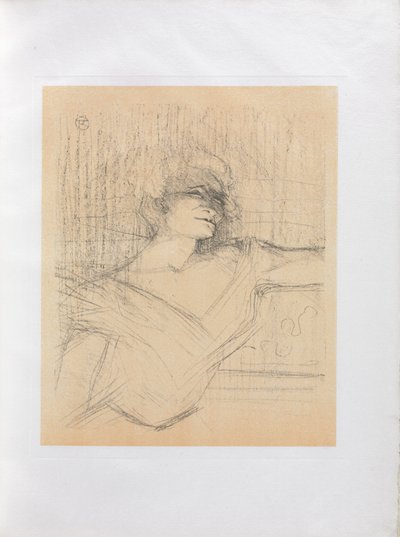 Yvette Guilbert-Englische Serie: Im Leim von Henri de Toulouse Lautrec