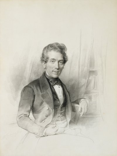 Porträt von Louis Johannes Herckenrath, Konsul von Texas, 1843 von Henricus Wilhelmus Couwenberg